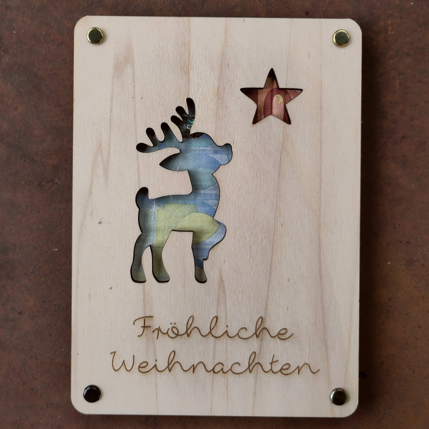 Geldgeschenk Rentier