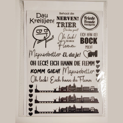 Rub-on Aufkleber Trier