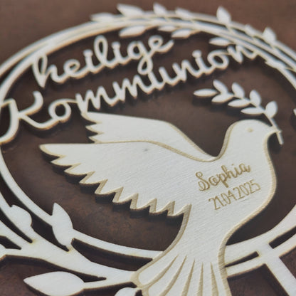Caketopper Taube Kommunion