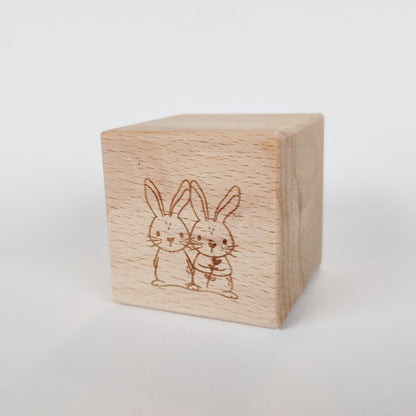 Holzwürfel Motiv