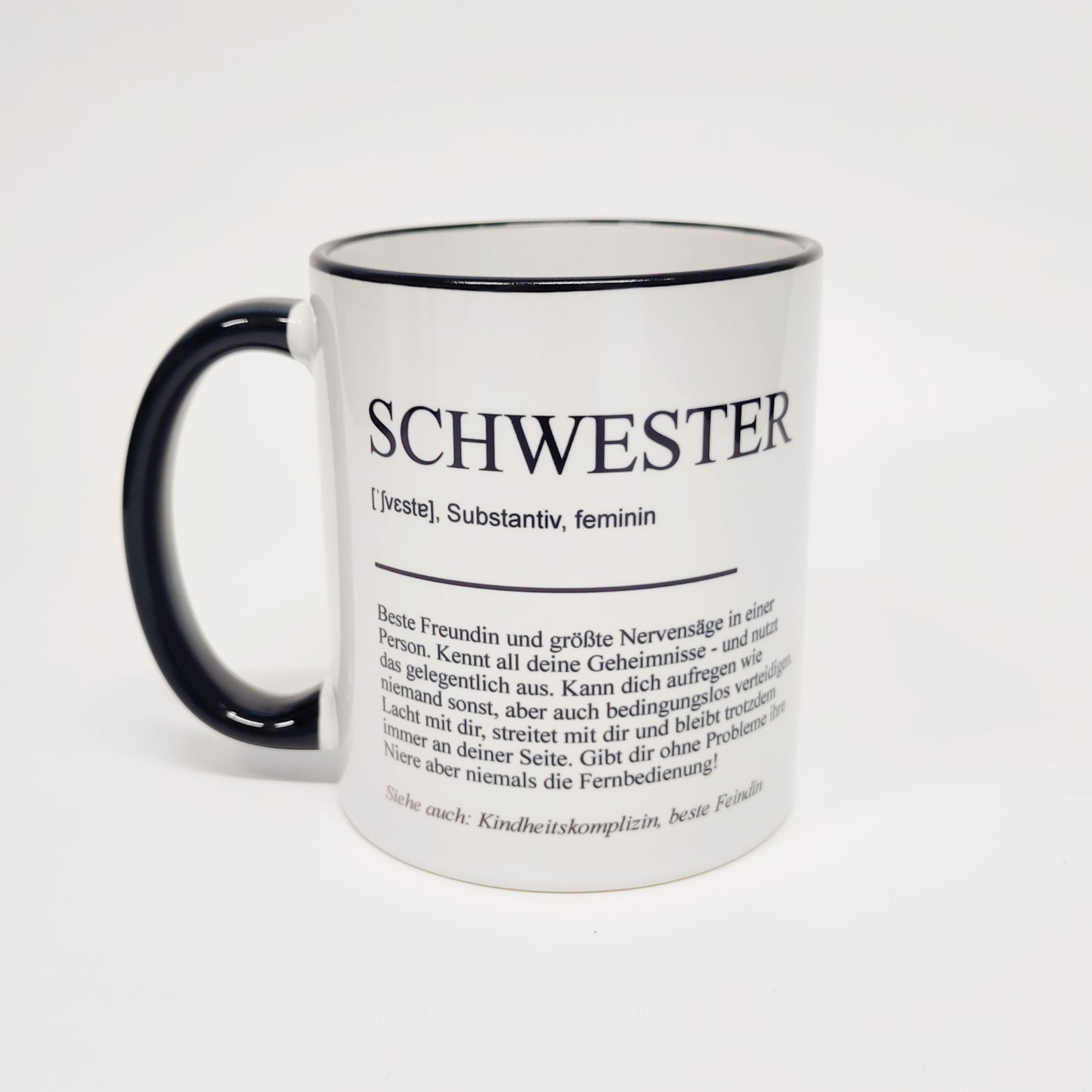 Tasse Definition Schwester