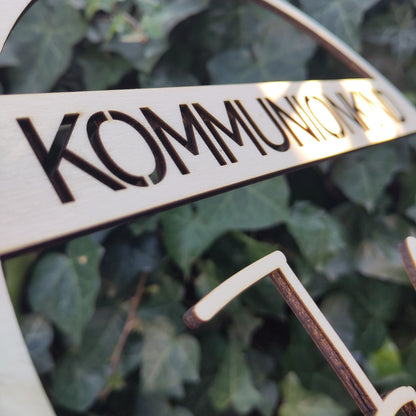 Türdekoration Kommunion mit Namen