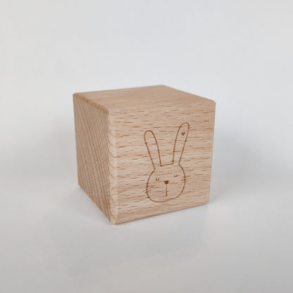 Holzwürfel Motiv
