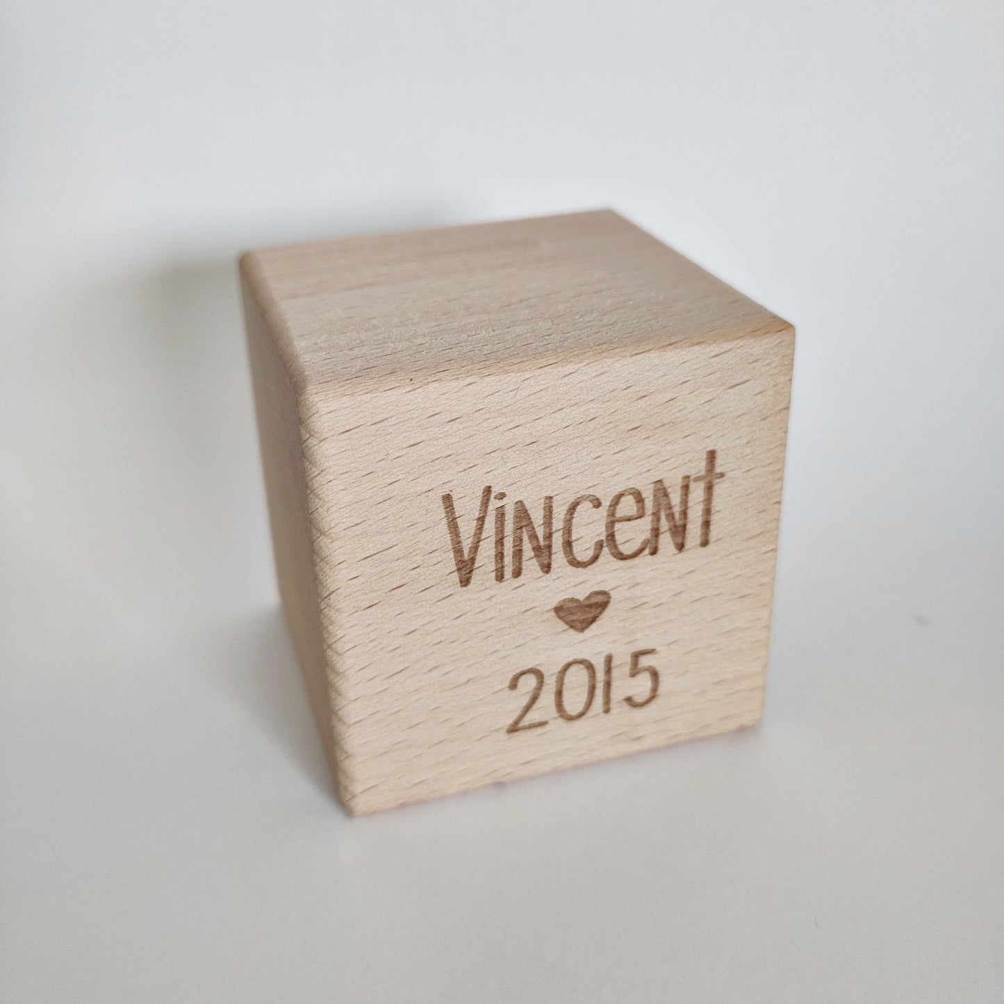 Holzwürfel personalisiert, Familie