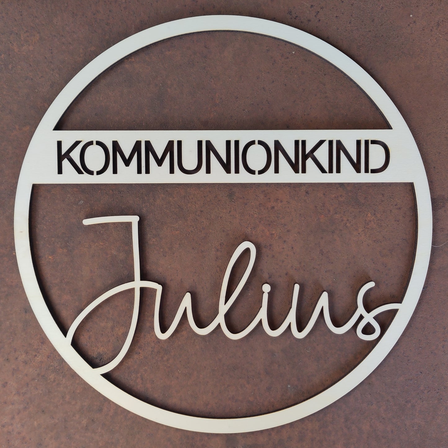 Türdekoration Kommunion mit Namen