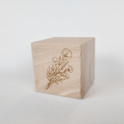 Holzwürfel Motiv