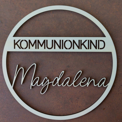 Türdekoration Kommunion mit Namen