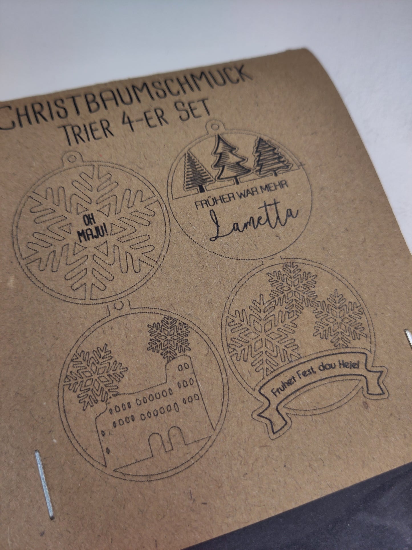 Baumschmuck Trier (4er Set)