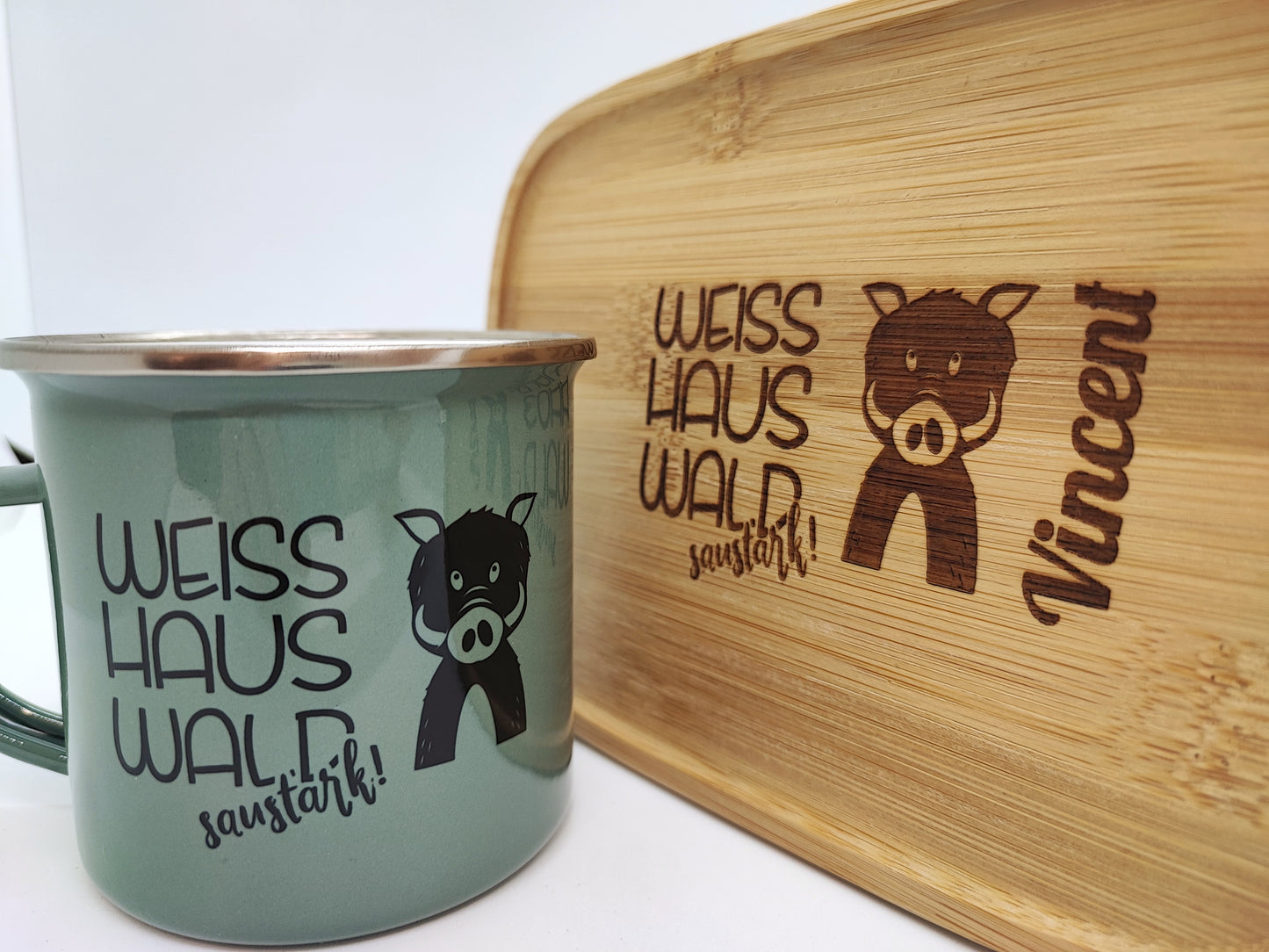 Lunchset Wildschwein Personalisiert